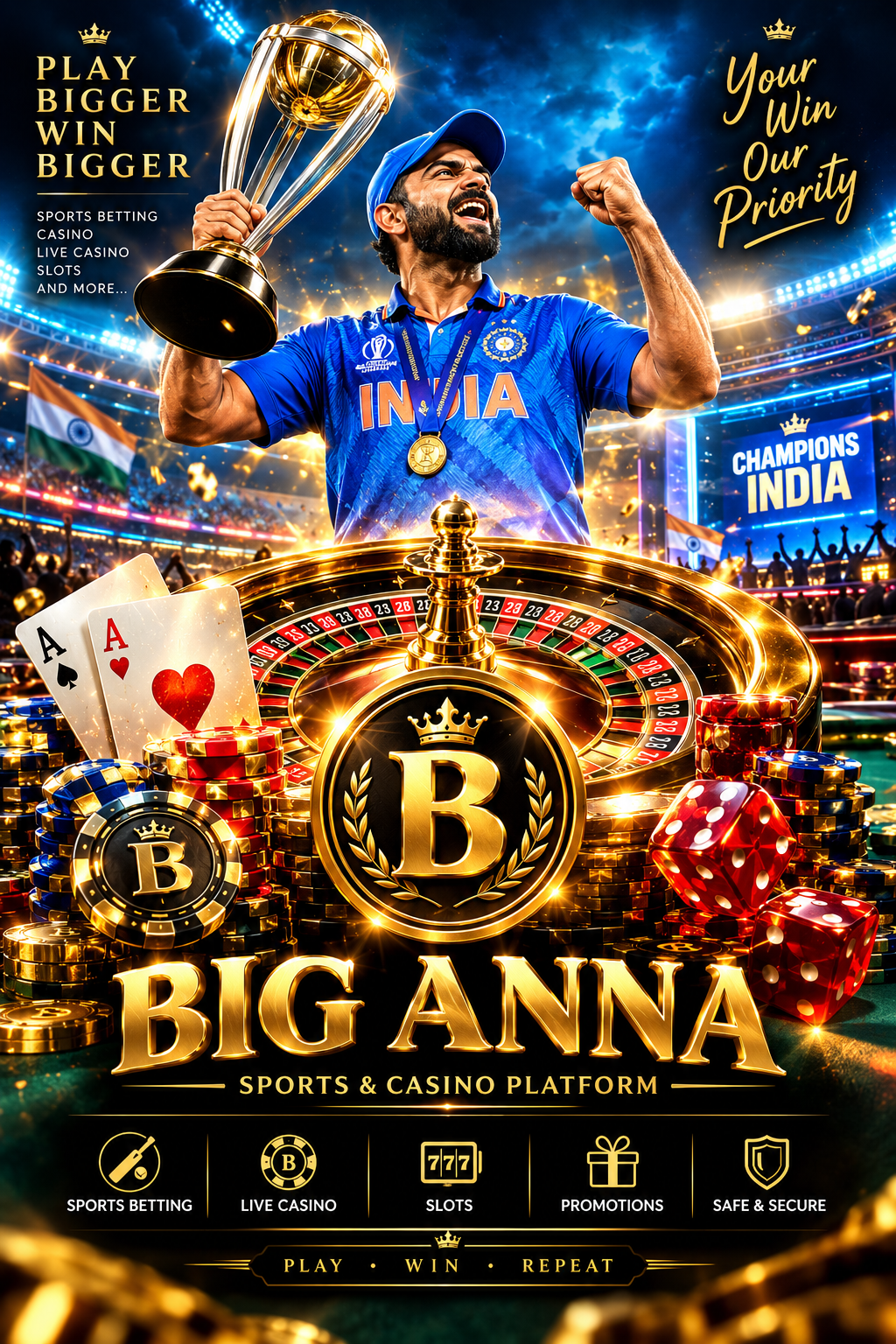 Big Anna Champions Poster